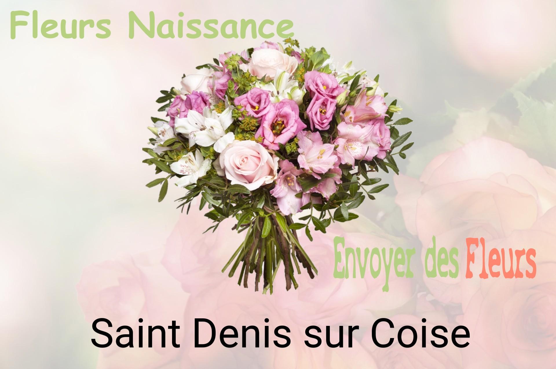 Bouquet de fleurs de naissance livré à Saint-Denis-sur-Coise